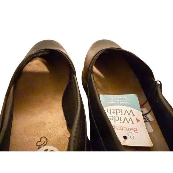 Brand New BareTraps Gleena Closed Toe Black Loafers 9.5 Wide Width