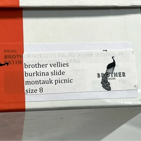 Brother Vellies Burkina Slide Montauk Picnic Gingham Bow Sandals NWT Women’s 8