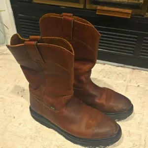 Brown justin leather Pull-On Boots
