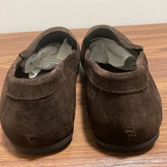 Bruno Magli Encino Casual Vamp Brown Suede Mens Loafers. Size 8 M.