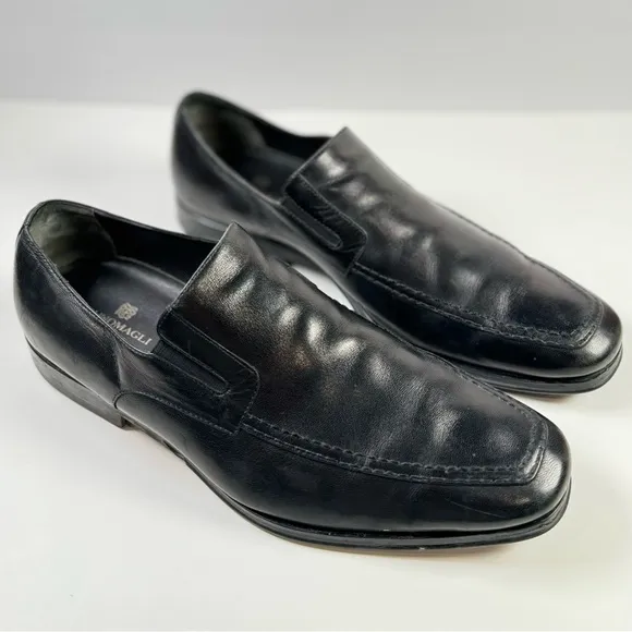 Bruno Magli Men's Raging Slip on Loafers Black Size 11