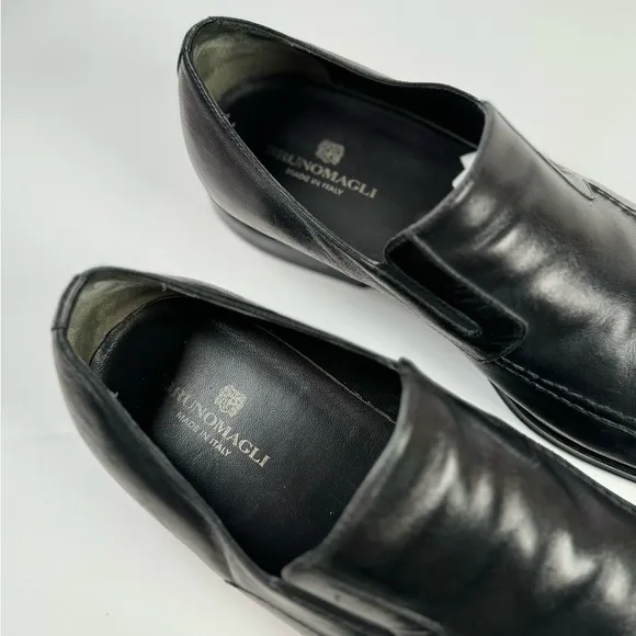 Bruno Magli Men's Raging Slip on Loafers Black Size 11