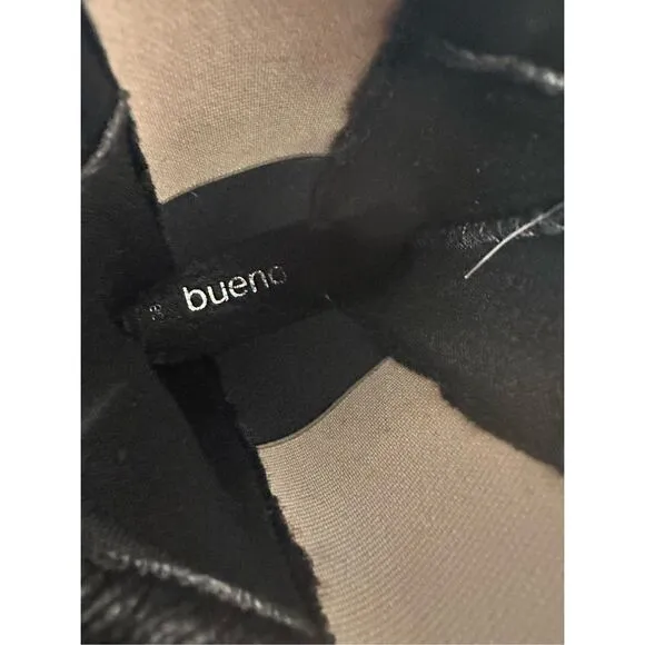 Bueno Black Gizelle Pull On Boots Size 38 or 7.5 New