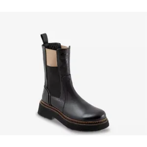 Bueno Black Gizelle Pull On Boots Size 38 or 7.5 New