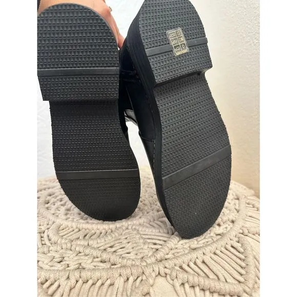 Bueno Black Gizelle Pull On Boots Size 38 or 7.5 New