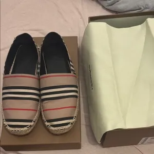 Burberry Striped Espadrilles