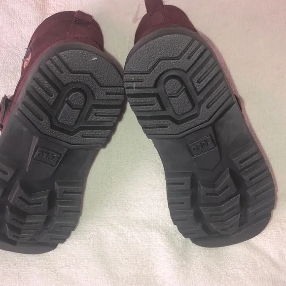 Burgundy Polo Boots