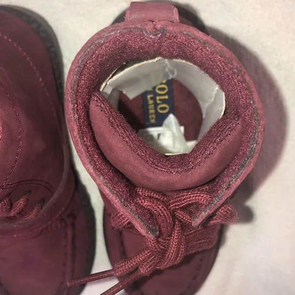 Burgundy Polo Boots