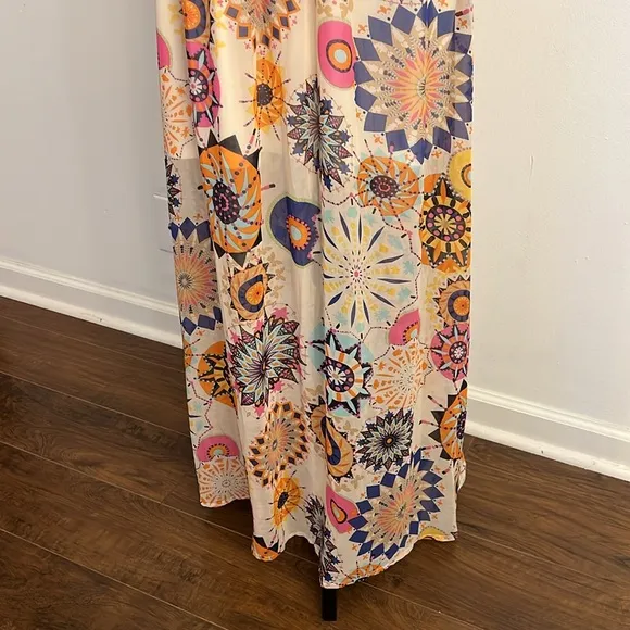 Cals Maxi Lightweight Sheer Flowy Dress , Sz. S.