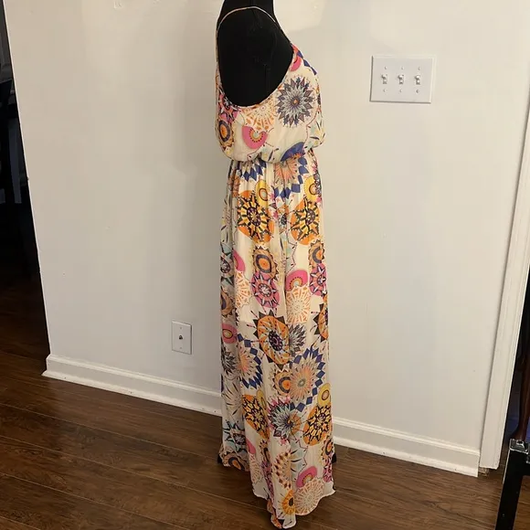 Cals Maxi Lightweight Sheer Flowy Dress , Sz. S.