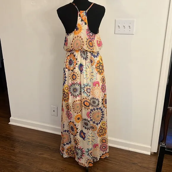 Cals Maxi Lightweight Sheer Flowy Dress , Sz. S.