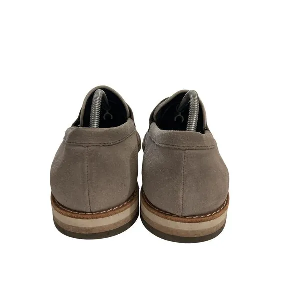 Calvin Klein Mens Size 8 beige Suede Arthur penny Loafers shoes