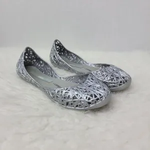 Campana Zig Zag Iv Inf 06458 Silver Kids Shoes Size 13