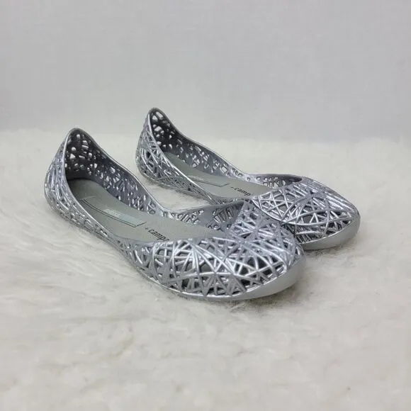 Campana Zig Zag Iv Inf 06458 Silver Kids Shoes Size 13