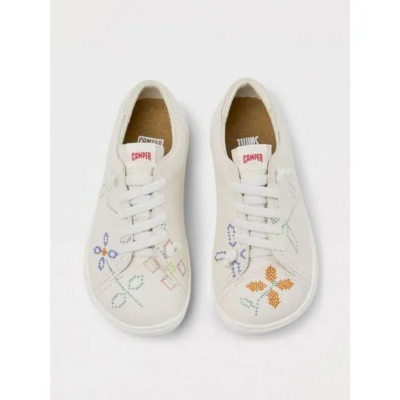 Camper Twins 80003150TWINS Embroidered Sneakers Kids White Footwear