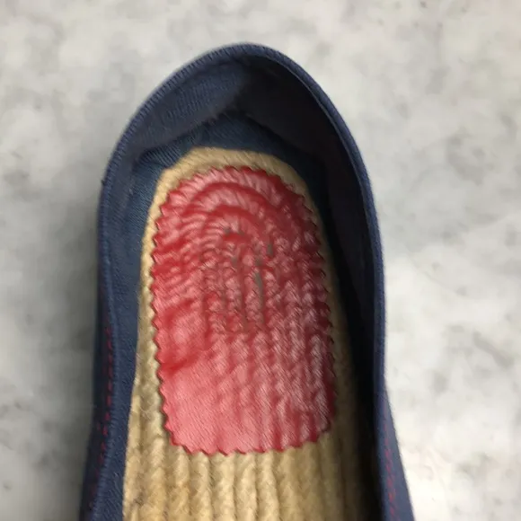 Carolina Herrera Mens espadrilles Classic navy blue Size 8.5