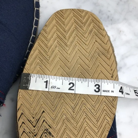 Carolina Herrera Mens espadrilles Classic navy blue Size 8.5