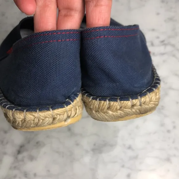 Carolina Herrera Mens espadrilles Classic navy blue Size 8.5