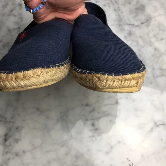 Carolina Herrera Mens espadrilles Classic navy blue Size 8.5