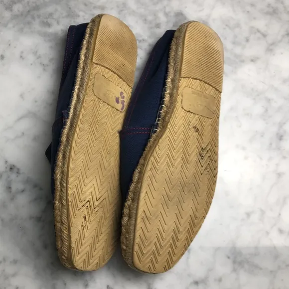 Carolina Herrera Mens espadrilles Classic navy blue Size 8.5