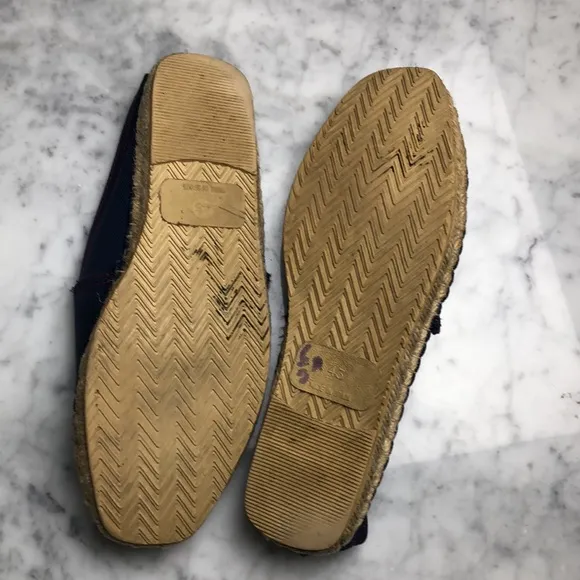 Carolina Herrera Mens espadrilles Classic navy blue Size 8.5