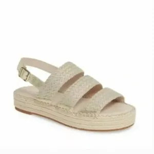 Caslon Ashton Espadrille Sandals Soft Gold