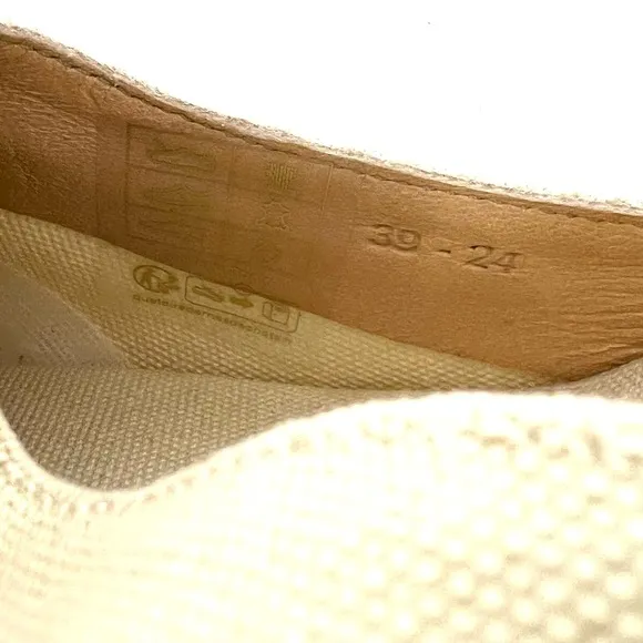 Castanar Espadrilles Made in Spain Size 39