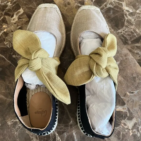 Castaner Pura Bow Tie Espadrille Flats