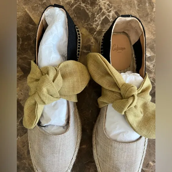 Castaner Pura Bow Tie Espadrille Flats