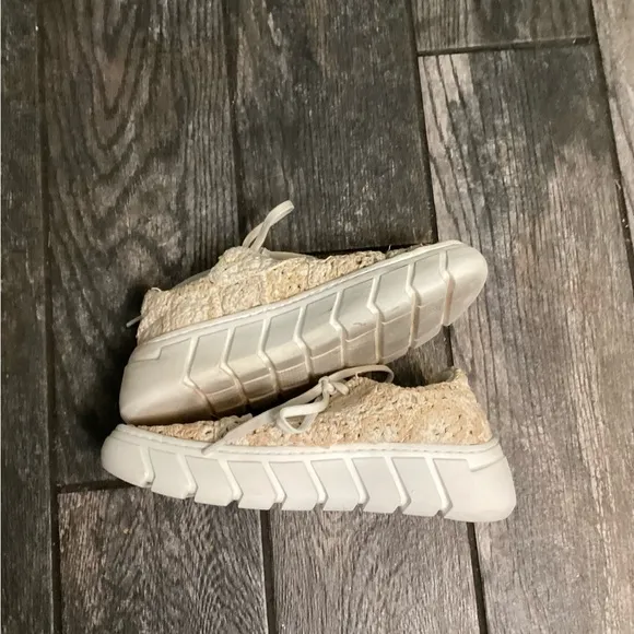 CATCH ME IF YOU CAN CROCHET SNEAKERS BY FREE PEOPLE