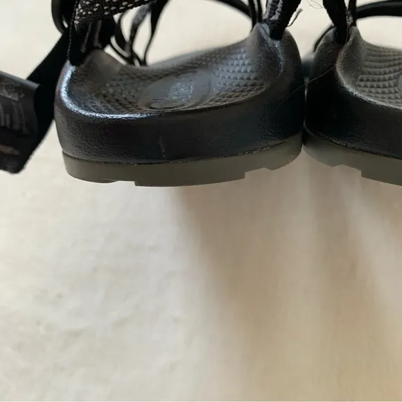 Chaco Kids Youth Sport Sandals Black Adjustable Strap Size 1