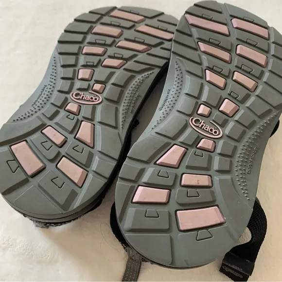 Chaco Kids Youth Sport Sandals Black Adjustable Strap Size 1