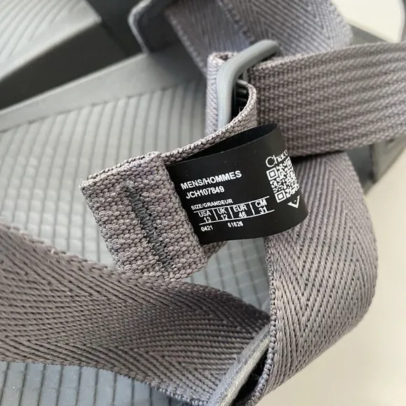 Chaco Lowdown 2 Hiking Sandals Gray Adjustable Straps Men's Size 13