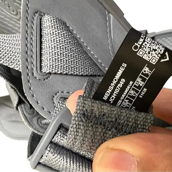 Chaco Men's Lowdown 2 Sandal Gray adjustable