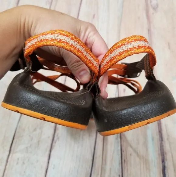 Chaco | Orange ZX/2 Toe Loop Women's Sandals