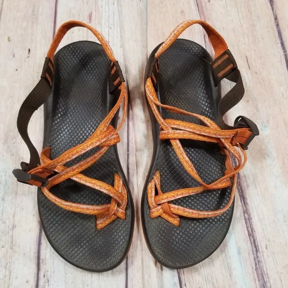 Chaco | Orange ZX/2 Toe Loop Women's Sandals