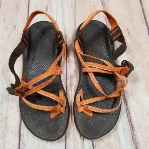 Chaco | Orange ZX/2 Toe Loop Women's Sandals