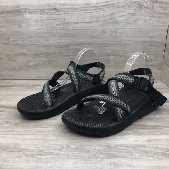 Chaco Sandals Mens 12 Black Z1 Outdoor Adjustable Strap Water Shoes