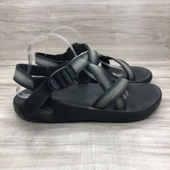 Chaco Sandals Mens 12 Black Z1 Outdoor Adjustable Strap Water Shoes