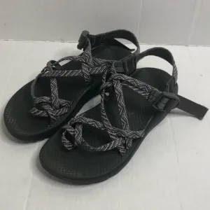 Chaco Sandals ZX/2 Classic Double Strap Womens Size 7 Sport Gray/Purple Stripe
