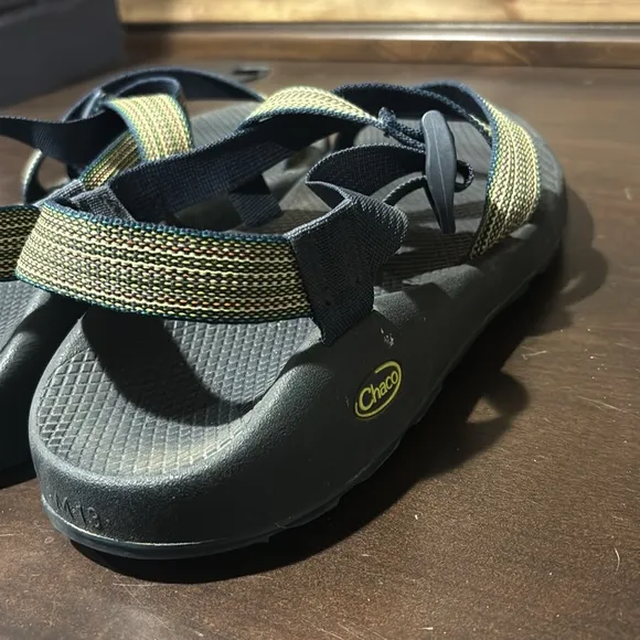 Chaco Yellow Green Adjustable Strap Z Classic Sandals Size 13