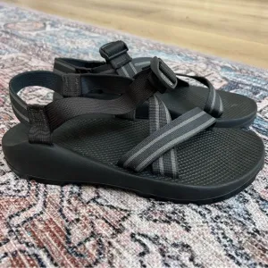 Chaco Z/1 Classic Sandals Men’s Size 11 in Black and Grey Adjustable Strap