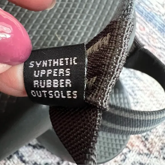 Chaco Z/1 Classic Sandals Men’s Size 11 in Black and Grey Adjustable Strap