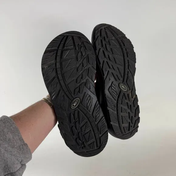 Chaco Z/2 Strappy Sandals Men's 8 Black Comfort Adjustable Strap Outdoor Classic