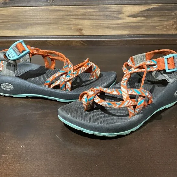 Chaco ZX/2 Cloud Dual Adjustable straps Cushioned Sandals Size 7