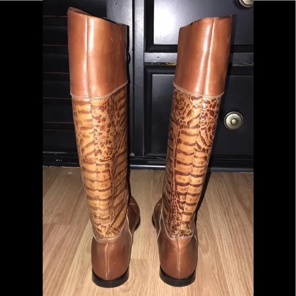 Charles David Brown Leather Boots​​​