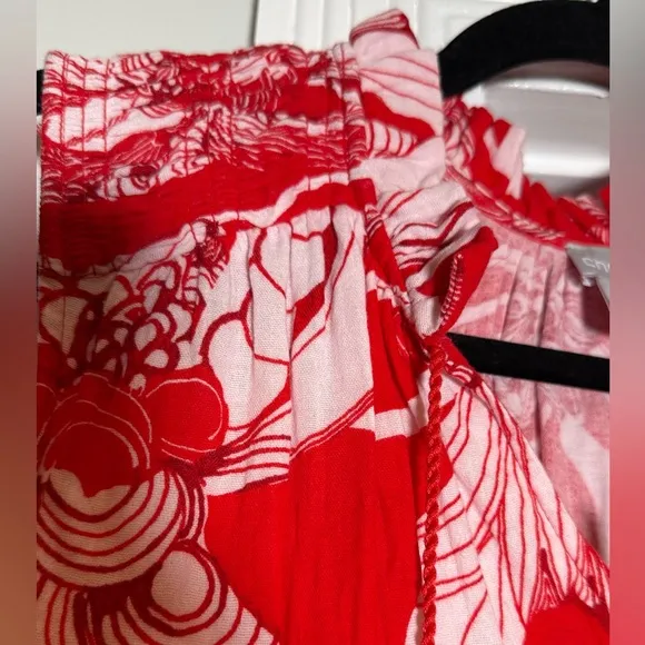 Chico’s Modern Peasant Floral Maxi Dress – 100% Cotton, Boho Chic – Brand New