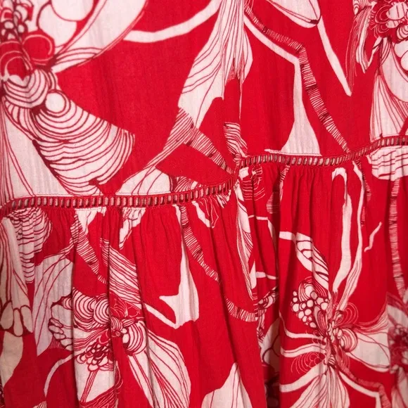 Chico’s Modern Peasant Floral Maxi Dress – 100% Cotton, Boho Chic – Brand New