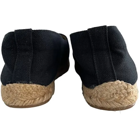Christian Louboutin Galia Espadrilles Canvas Crest Navy Blue