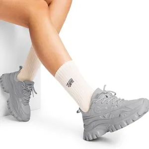 Chunky Fashion Sneakers for  Women's Platform Bold Lace-Up Comfortable Sneakers